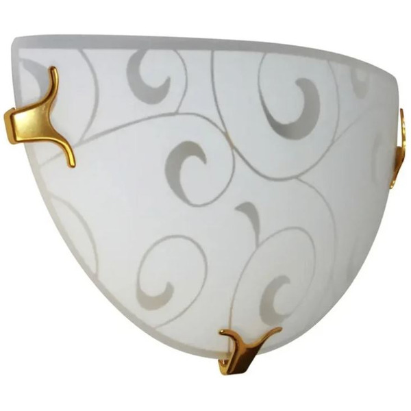 Бра Элетех Морокко 300/2 НББ 21-60 М19 1005206072 (матовый белый/золото)