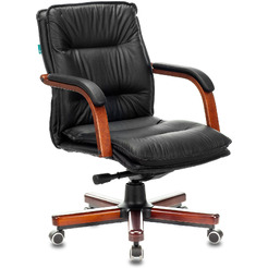 Кресло Бюрократ T-9927WALNUT-LOW (черный)