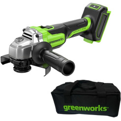 Угловая шлифмашина Greenworks AG590 3201007 (без АКБ и ЗУ, сумка)