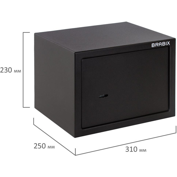 Сейф мебельный BRABIX SF-230KL (291146)