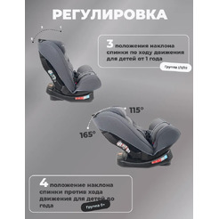 Автокресло VipBaby Crystal (Dove Grey)