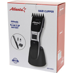Машинка для стрижки волос Atlanta ATH-6902 (черный/серебристый)