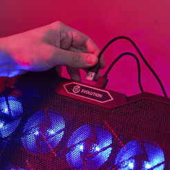 Подставка для ноутбука EVOLUTION LCS-07 RGB