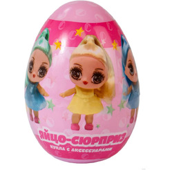 Игровой набор KiddiePlay Яйцо-сюрприз с куколкой 42617