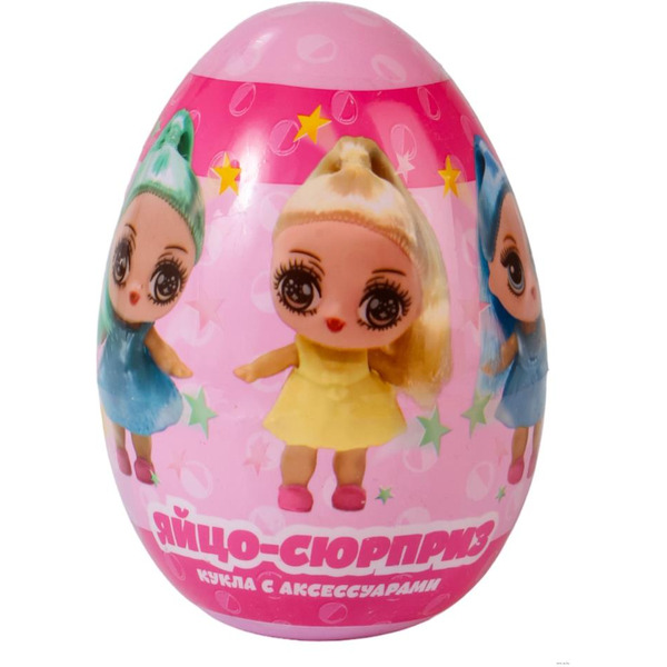 Игровой набор KiddiePlay Яйцо-сюрприз с куколкой 42617