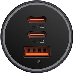 Автомобильное зарядное устройство Baseus CGJP010013 Dark Gray