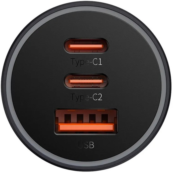 Автомобильное зарядное устройство Baseus CGJP010013 Dark Gray