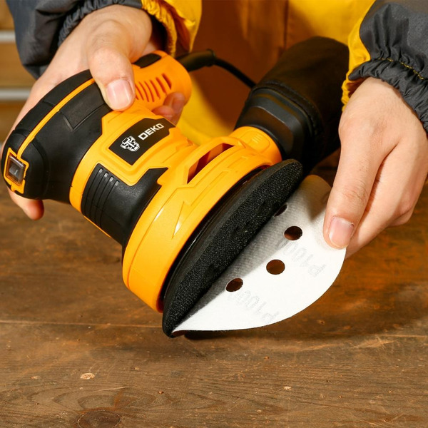 Эксцентриковая шлифмашина Deko DKG400-125 (063-2203)