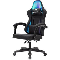 Кресло игровое Knight Wolf RGB (черный)
