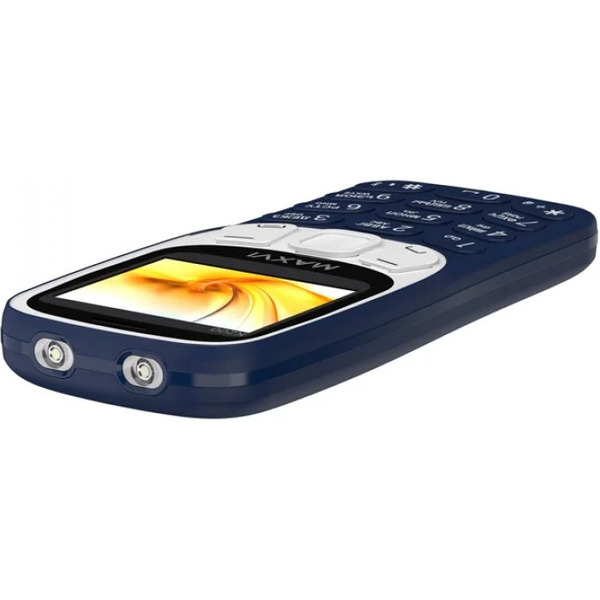 Мобильный телефон Maxvi K200 + ЗУ WC-112 (синий)