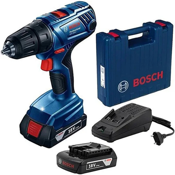 Ударная дрель-шуруповерт Bosch GSB 180-LI Professional 0.601.9F8.307 (с 2-мя АКБ, кейс)