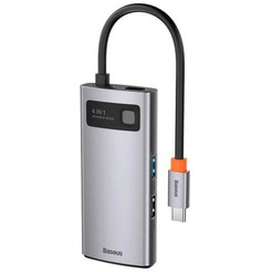 USB-хаб Baseus CAHUB-CY0G (серый)