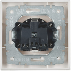 Розетка IEK Brite РСР14-1-0-БрБ