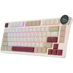 Клавиатура Royal Kludge N80 Rosy Clouds (RK Red)