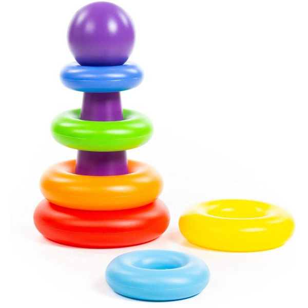 Пирамидка Полесье Колечко-шар (8 элементов) 62383