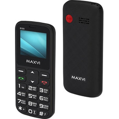 Кнопочный телефон Maxvi B100i (черный)