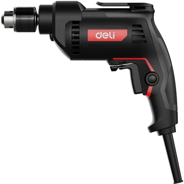 Дрель Deli DE-DZ10-2E (черный)
