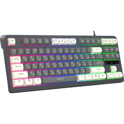 Клавиатура Оклик 711G (серый/белый)