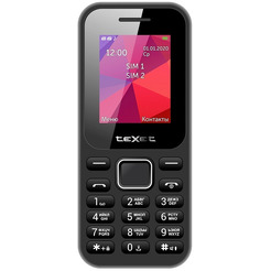 Телефон GSM Texet TM-122 (черный)