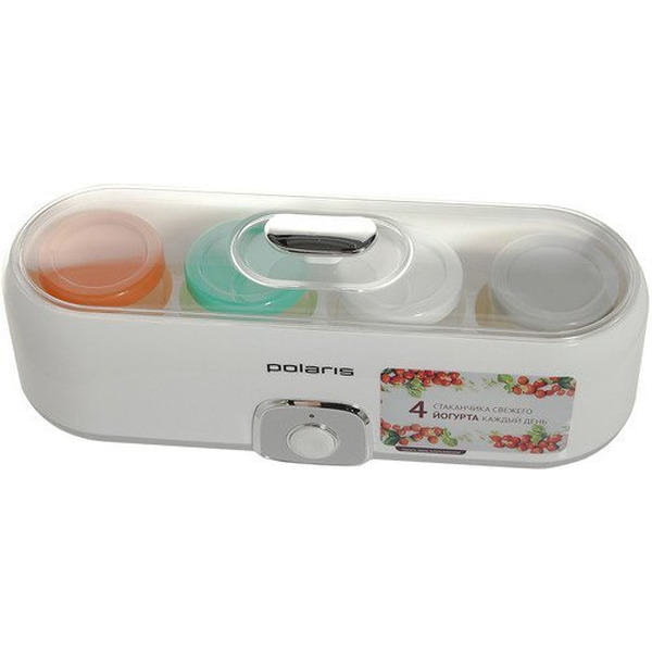 Йогуртница POLARIS PYM0104(белый/серый)