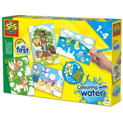 Набор для рисования SES Creative My First Мои первые раскраски водой Прячущиеся животные 14456
