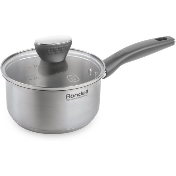 Ковш с крышкой  RONDЕLL Escurion Grey RDS-1191