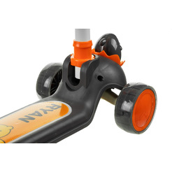 Самокат детский Ricos Wave JSCW108 (серый/оранжевый)