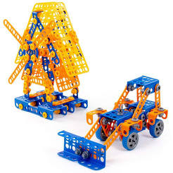 Конструктор Полесье 55132 Изобретатель - Мельница №2 + Трактор-погрузчик №1