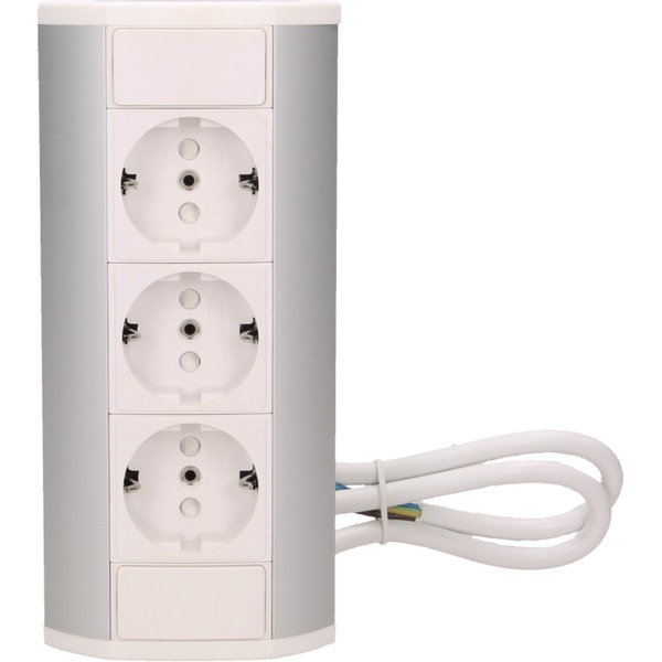 Блок розеточный Orno OR-GM-9001-W.AL 0,6 м