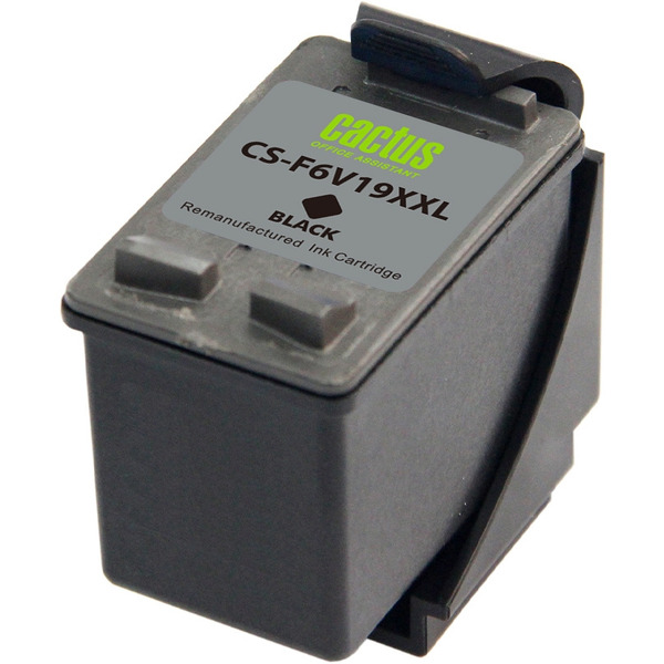 Картридж струйный Cactus CS-F6V19XXL №123XL (черный)