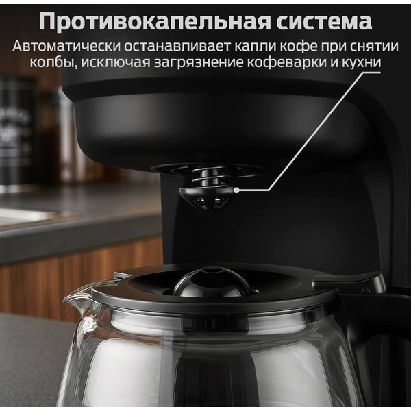 Кофеварка Holt HT-CM-012