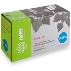 Картридж лазерный Cactus CS-CE253A CE253A пурпурный (7000стр.) для HP CLJ CP3525/ CM3530