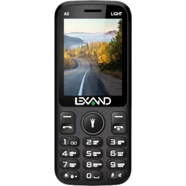 Мобильный телефон LEXAND A3 LIGHT (черный)