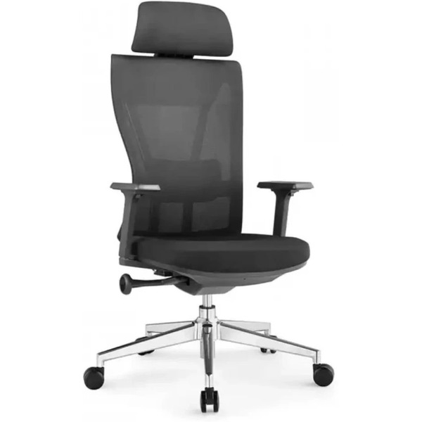 Кресло офисное SITUP DEFENDER BLACK chrome (сетка Black/Black)