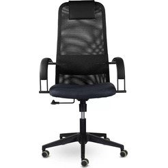 Кресло офисное UTFC СН-601 Соло пластик SoloBL Ср Moderno 16 (черный)