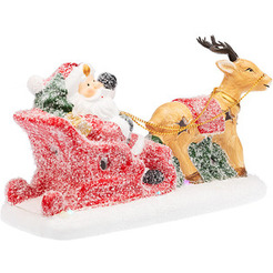 Керамическая фигурка NEON-NIGHT Дед Мороз в санях 505-029