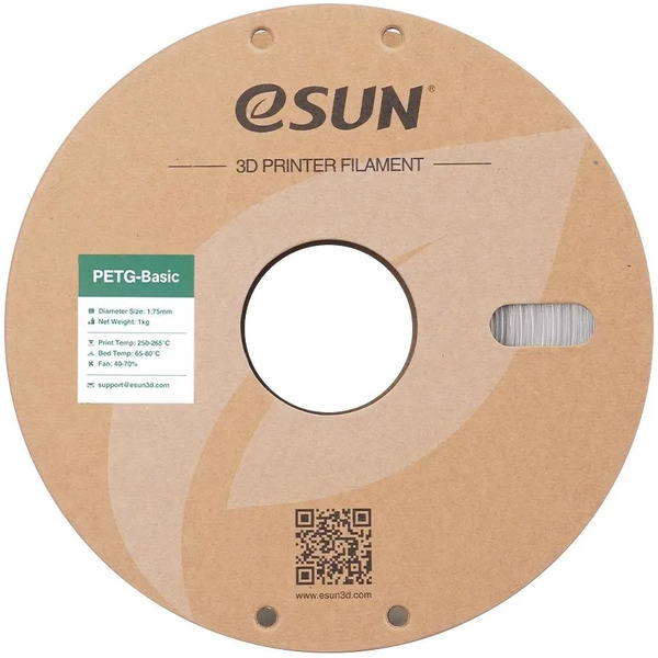 Пластиковая нить ESUN PETG-Basic 1,75 мм (прозрачный)