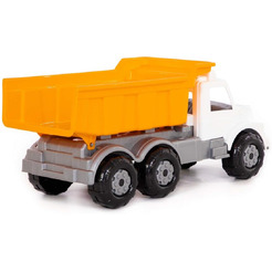 Грузовик Полесье Буран автомобиль дорожный (бело-оранжевый) 43689