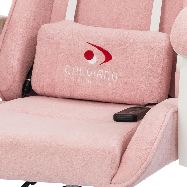 Вибромассажное кресло Calviano Avanti Ultimato (pink fabric)
