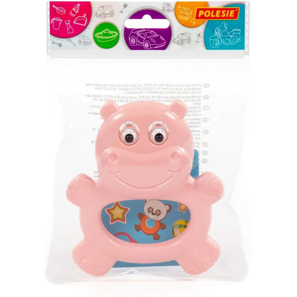 Погремушка Полесье Бегемотик 61805