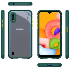 Бампер Bingo Michelin для SAMSUNG Galaxy A01 Темно-зеленый