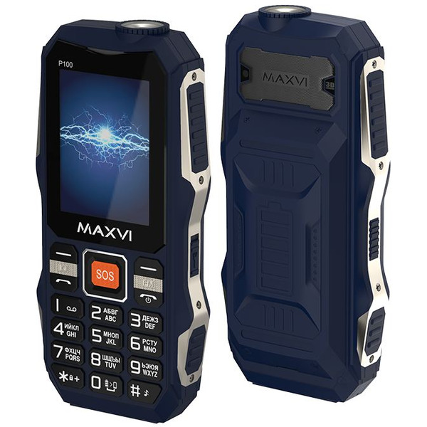 Мобильный телефон Maxvi P100 (синий)