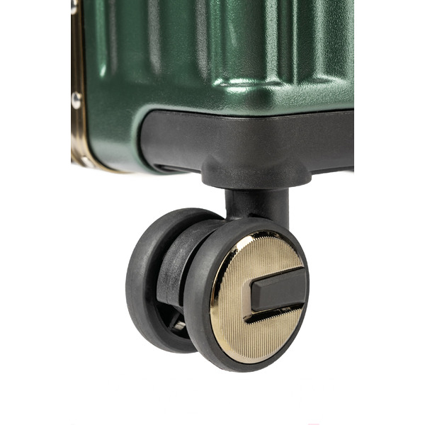 Чемодан DoubleW E087# (S, темно-зеленый)