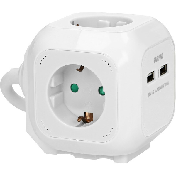 Удлинитель куб ORNO OR-AE-13144-W (белый) 1,4 м