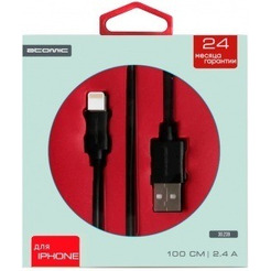 Кабель Atomic Hq-Base USB-Lightning (черный)