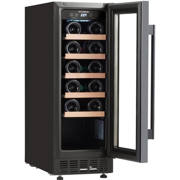 Винный шкаф Hyundai HBWC 0831 SU (чёрный)