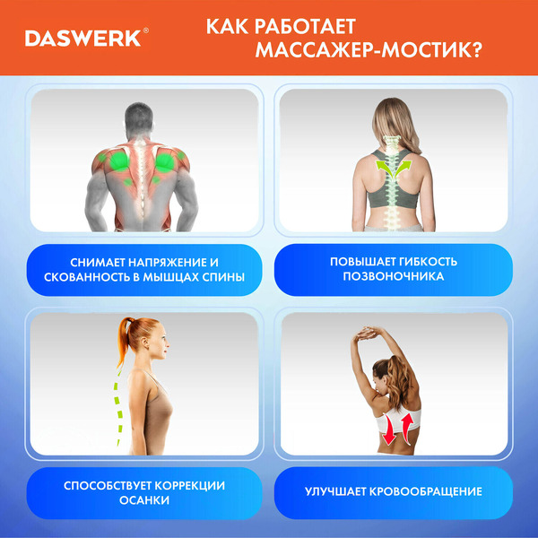 Минитренажер Daswerk Premium 680035 (синий)