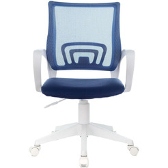Кресло Brabix Fly MG-396W (белый/темно-синий)