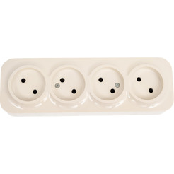 Розетка Leiden Electric Bailly 806030 (бежевый)