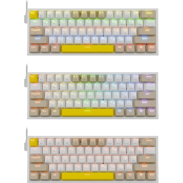 Механическая клавиатура REDRAGON Fizz Rainbow 72596